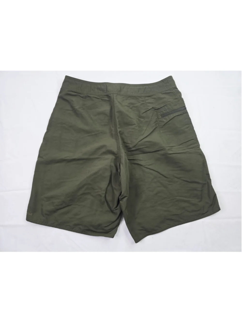 Patagonia Men's Swim Board Shorts Olive Green Inseam 10